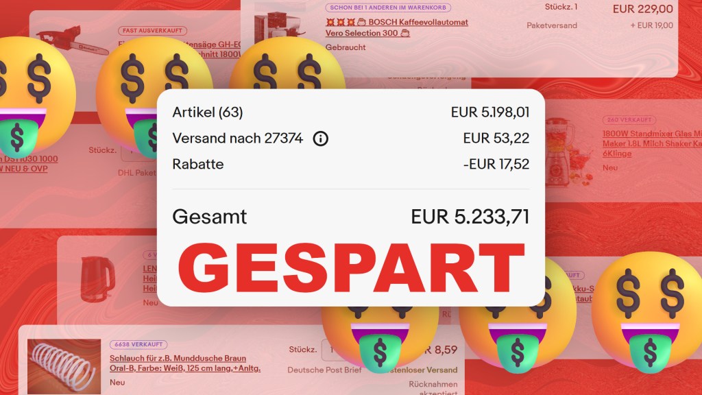 Repariert statt neu gekauft